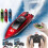 (Green) Creative Mini 2.4G Ultra-small Remote Control Boat 360  Roll Electric Remote 2