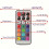 (10pcs) Multicolor Car Interior Accessories Atmosphere LED Lights Lamp W/ Remote Control 2