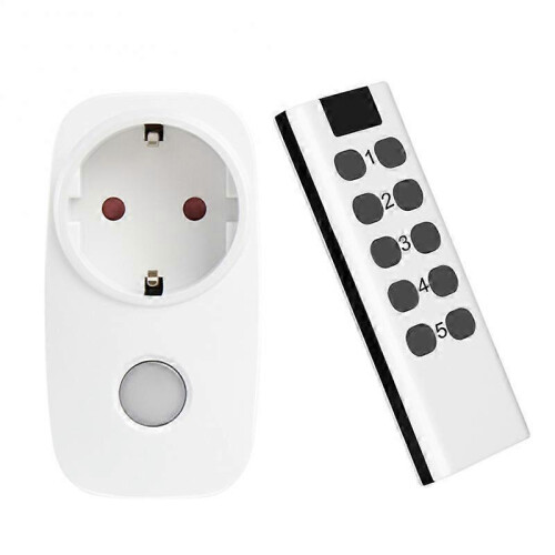 (Erdao 5) Remote Control Outlet Eu 16a Mini With Remote Controller Smart Homme Power Socket Wireless Rf 433mhz Plug 1