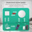 Tuya ZigBee Button Smart Scene Switch Multi-scene Linkage Wireless Remote Control Intelligent Smart Home Zigbee Gateway Need 3