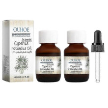 2pcs 60ml Cyperus Rotundus Oil for Hair Removal,Reducing Body Hair Growth
