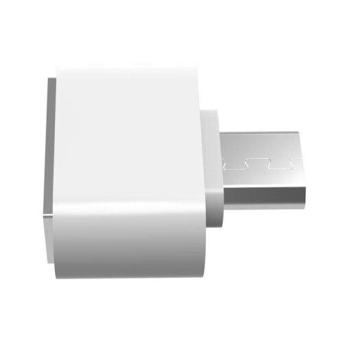 (White)2 Stück Adapter Micro USB Flash Maus Tastatur Erweiterung Typ Adapter Otg