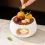 Artistic Rock Material Round Plate for Candle Heating,Insulation Base Kitchen & Dining Room,Household Tableware A 7