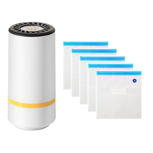USB Rechargeable Electric Air Pump with Filament Vacuum Storage Bag - Quick,One-Key Operation for Efficient Space Saving