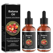 2pcs Natural  Pure Batana Growth Oil  Anti Break Loss Hair Growth Oil Baldness Treatment for Traction Alopecia Hair Mask