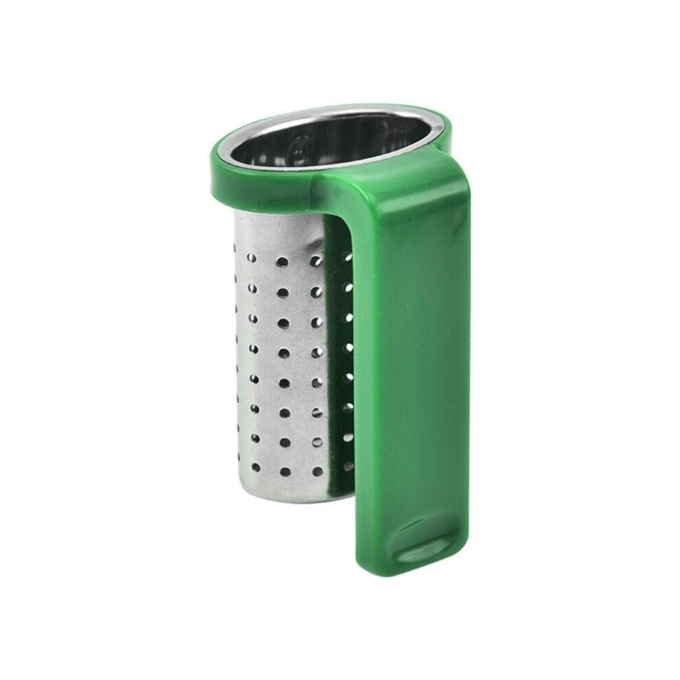 (dark green) Stainless Steel Tea Infusers Strainers Sieve Leaf Filter Diffuser Loose Leaf Tea Strainer