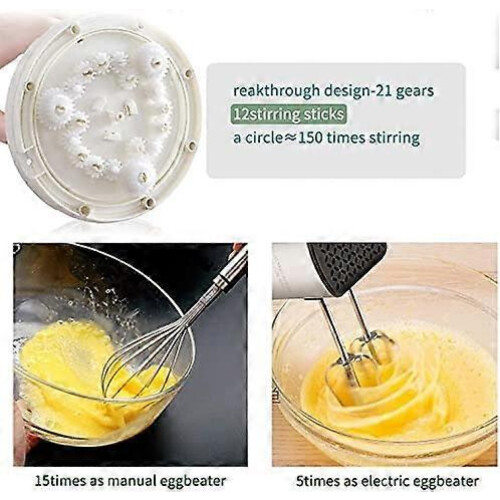 Hand mixer, hand blender, multifunction egg beater 1200 ml 1