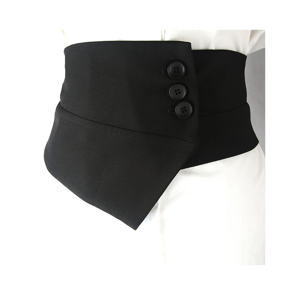 Ceinture femme décontractée taille avec fermeture bouton pour tenue été robe et chemise