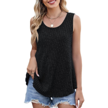 Canotte da donna, camicie senza maniche, tuniche, moda estiva, abiti morbidi di base, outfit casual alla moda 2025