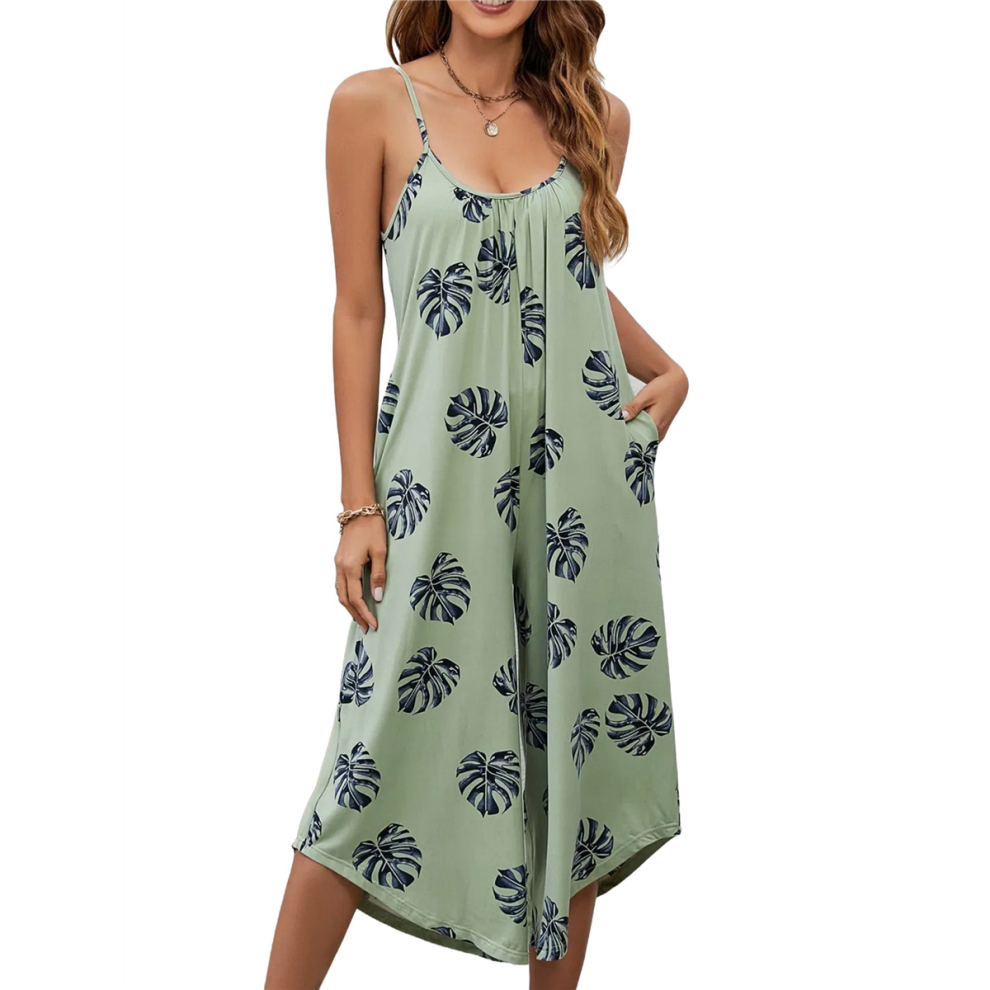 Romper Dresses for Women - Boho Rompers Women, Whimsical Clothes, Women'S Hippie Stylish One-Piece Outfit Light Green M-image-OPC-PHD6GR8-NEW