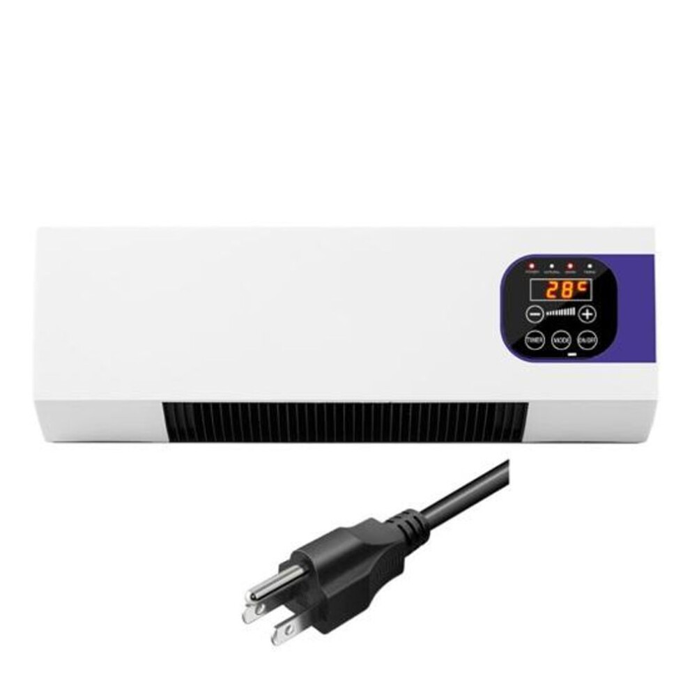 Wall Mounted Air Conditioner Room Heater Temperature Adjustable Timer Function Digital Display Waterproof Air Conditioner With Remote Control