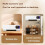 Wall Mounted Air Conditioner Room Heater Temperature Adjustable Timer Function Digital Display Waterproof Air Conditioner with Remote Control 6