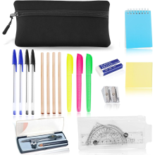 17 Pcs Stationary Sets, Maths Sets For Secondary School, Secondary School Stationery Set, Back To School Stationery Rul