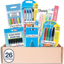 Paper Mate & Sharpie Pens Set | Stationery Supplies | Ballpoint Pens, Highlighters, Mechanical Pencils & Correction Tap