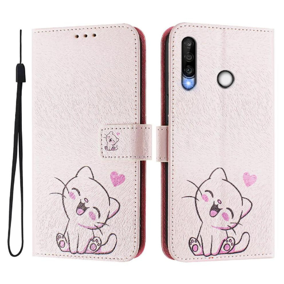 (C2) Case For Huawei P30 Lite Flip Pu Leather Wallet Cover Pattern With Credit Slot Card Holder 764563526581