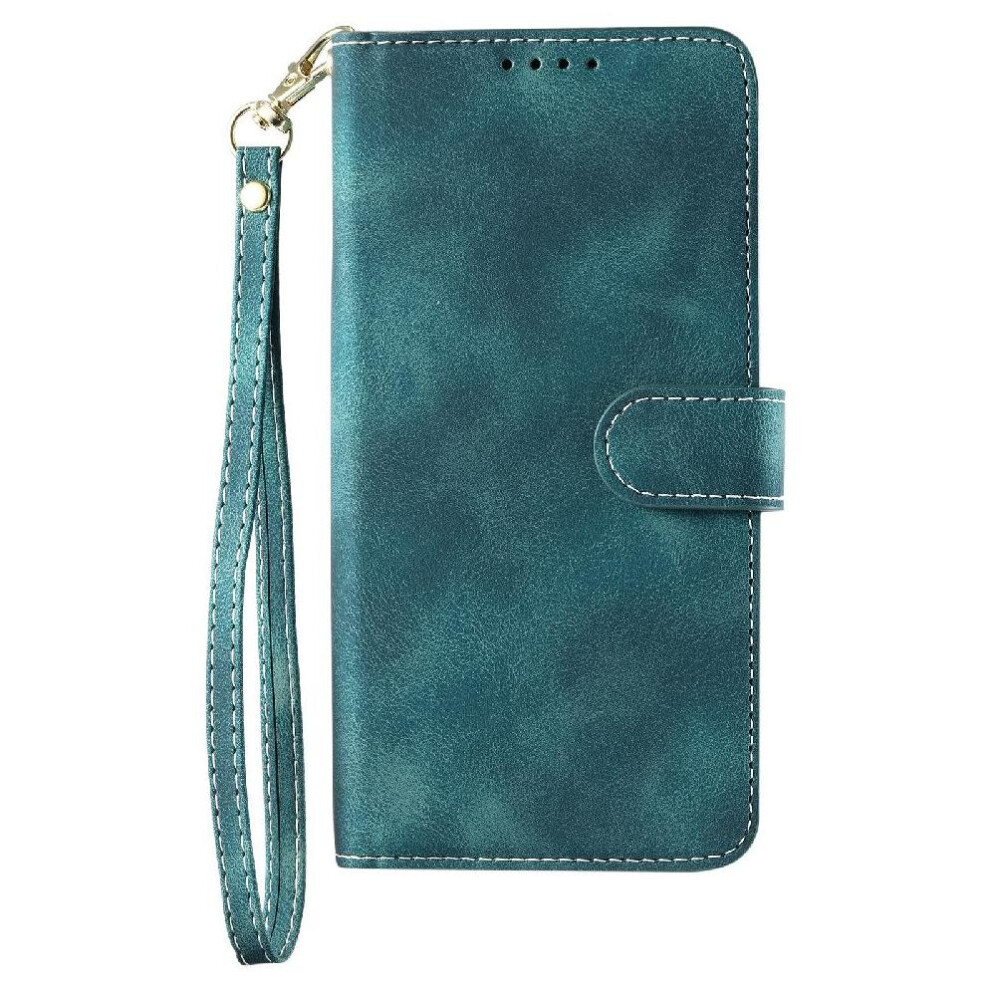 (Green) Flip Case For Huawei P30 Wallet Card Slots Pu Leather Wrist Strap Kickstand Magnetic Green 764563526963