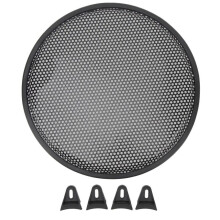 12 inch luidsprekerrooster, ijzeren subwoofer, cirkelvormige hoes, audiogaas, beschermhoes voor auto