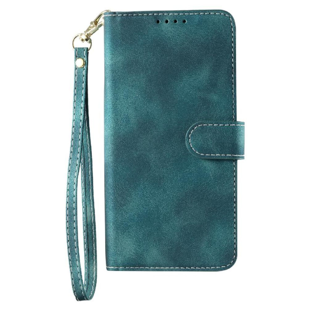 (Green) Flip Case For Huawei P30 Lite Pu Leather Magnetic Wrist Strap Kickstand Wallet Card Slots Green 764563527021