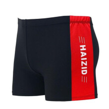 (rot, 2XL) Badehose für Erwachsene und Herren, mittelhoher Schnitt, elastischer Bund, Patchwork-Farbe,