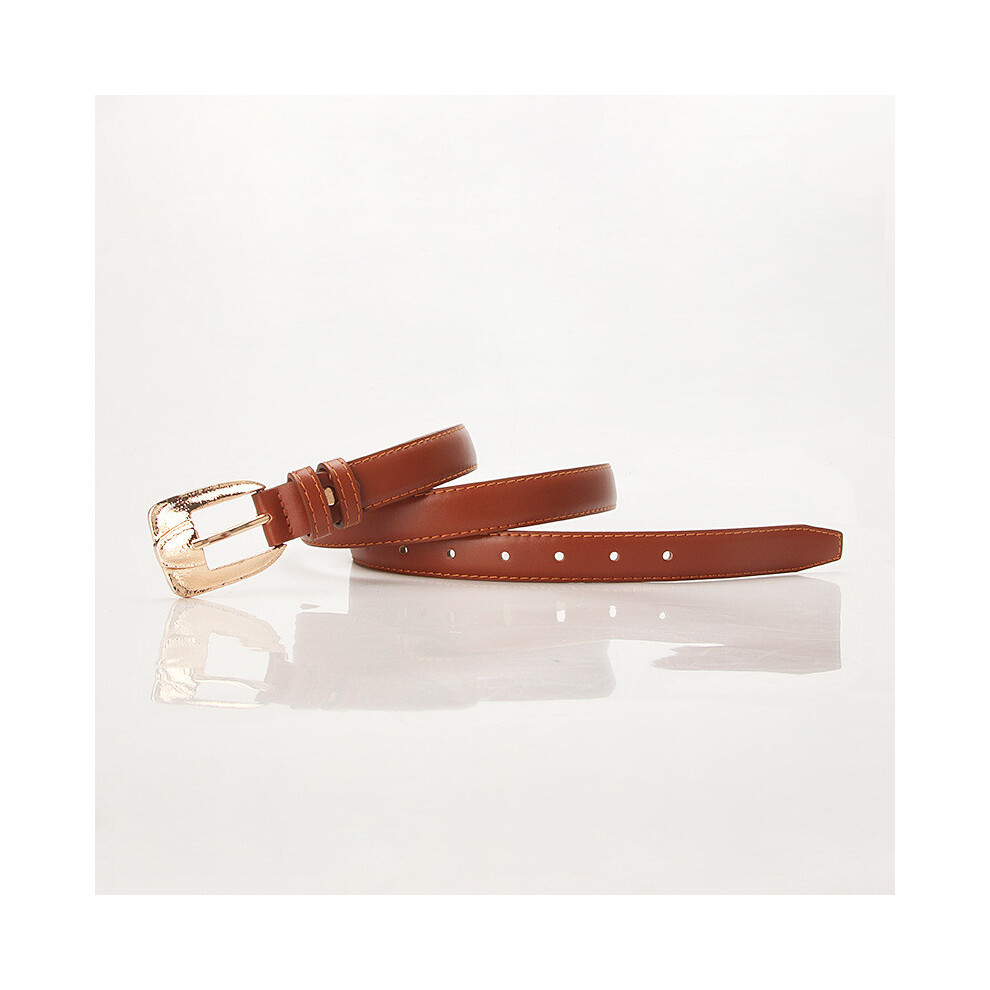 (StyleE)Ceinture moderne en cuir pour femme avec boucle épingle pour pantalon décontracté robes et