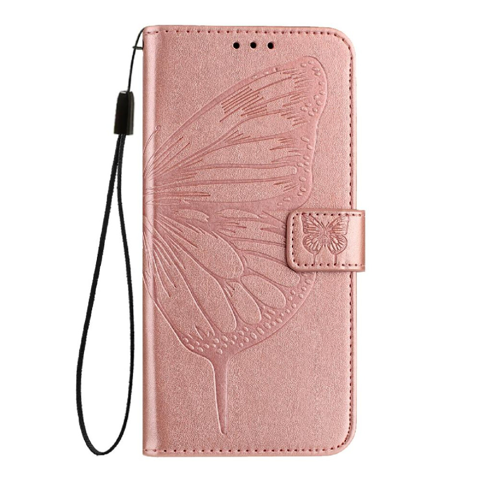 (Pink) Case For Huawei P30 Lite Premium Leather Flip Cover Embossing Butterfly Magnetic Pink 764563528493