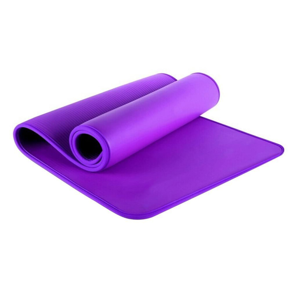 (purple) Yousheng Anti-slip Thicken Gym Fitness Exercise Sport Pilates Yoga Mat Cushion Carpet