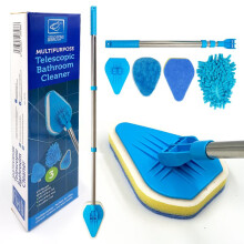 (Bathroom Cleaning Kit) Bathroom Tile Cleaning Set - High Reach Shower Bath & Tile Cleaner