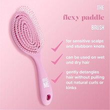 (The Flexi Paddle Brush) Give Me- The Hairbrush Collection | Heatless Hair Styling Haircare Tools
