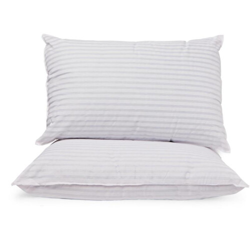 (Default) Charlotte Andersen Hotel Quality Stripe Pillow Set - Pair of 2