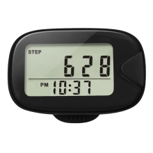Schrittzähler zum Anklipsen, LCD-Display, präziser elektronischer Tracker für Laufsport