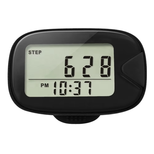 Walking Pedometer Clip on Step Counter LCD Display Accurate Tracker Electronic for Running Sports
