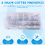 180 Pcs A1288 Split Galvanized R-Type Latch Bolt Cotter Pin Lockpin R Shape 5