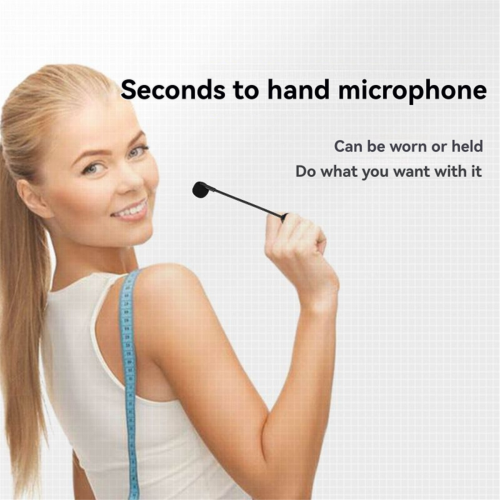 2 In1 Wireless Microphone Headset Transmitter and Handheld Noise Reduction Mic for Voice Amplifier 2