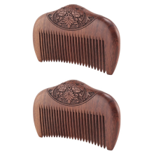 Natural Super Narrow Dent Wood Combs Pocket Comb Sandalwood Static Lice Beard Hairstyle