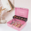 Security Storage Box Lockable Metal Cash with Tray Capacity Multi Compartment Portable Home Safe A 5