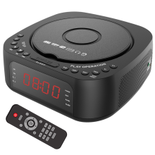 Protable DVD Player VCD FM Alarm Clock Radio Bluetooth Speaker Music Home CD UK Plug
