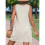 Vestido de malha sem mangas com decote redondo feminino M 3