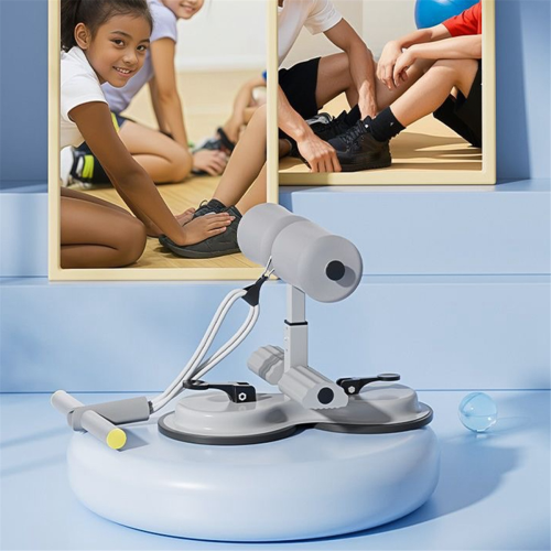 Training Aid Adjustable Sit-Up Exercise Equipment Double Suction Cups,Multi-Function Abdominal Trainer for HomeGym B 2