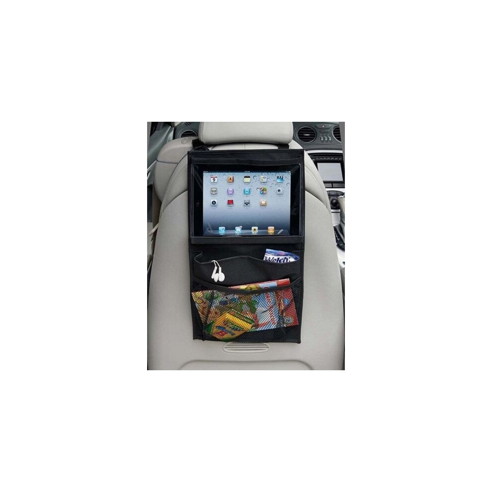 Back Seat Tablet Holder Organiser Car Passenger Storage Pockets Ipad Headrest