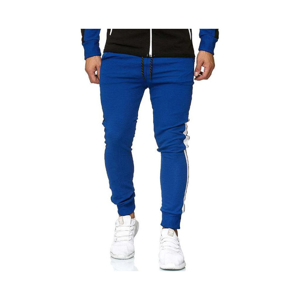 (Blue Pants,4XL)Survêtement homme jogging sweat à capuche manteau veste pantalon sport sweat ensemble costume