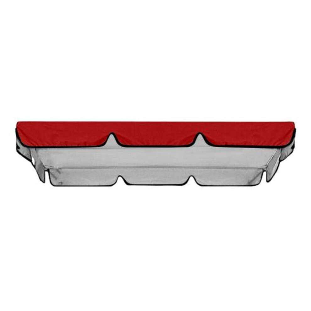 (red, L) Swing Chair Canopy Replacement Waterproof Anti-UV 45691 Seater Swing Chair Top Cover