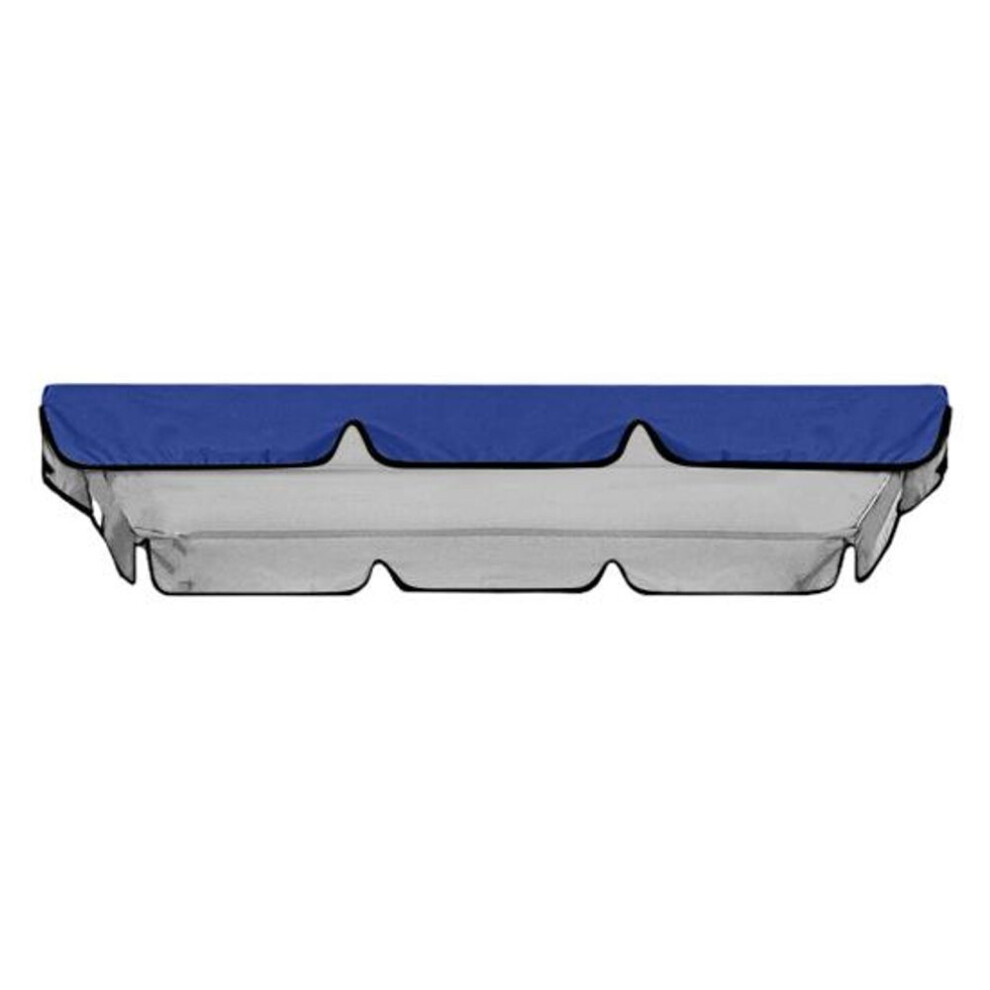 (blue, M) Swing Chair Canopy Replacement Waterproof Anti-UV 45691 Seater Swing Chair Top Cover