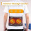 Heated Back Brace With Vibration Massage, Electric Lower Back Heating Pad Massager 3