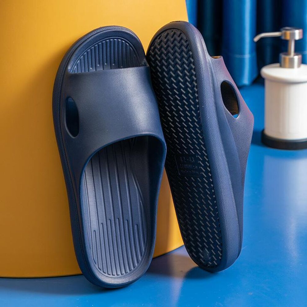 (blue, 44-45) Home Slippers: Eva Non-slip Deodorant Sandals For Men & Women - Perfect For Bathroom & Indoor Use