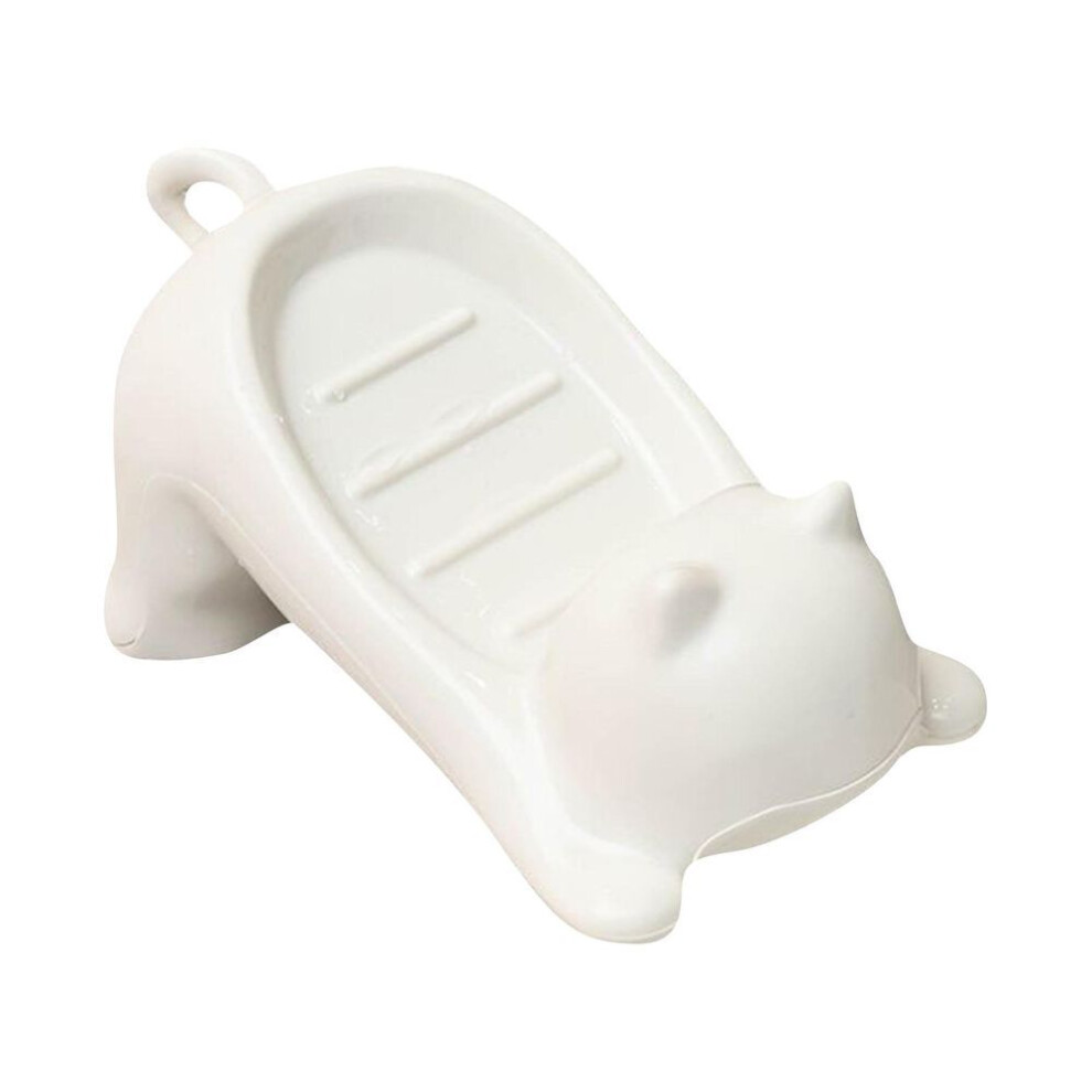 Cat Plastic Soap Box Creative Cute Bathroom Soap Box Storage Rack Bathroom Soap Dish Holder