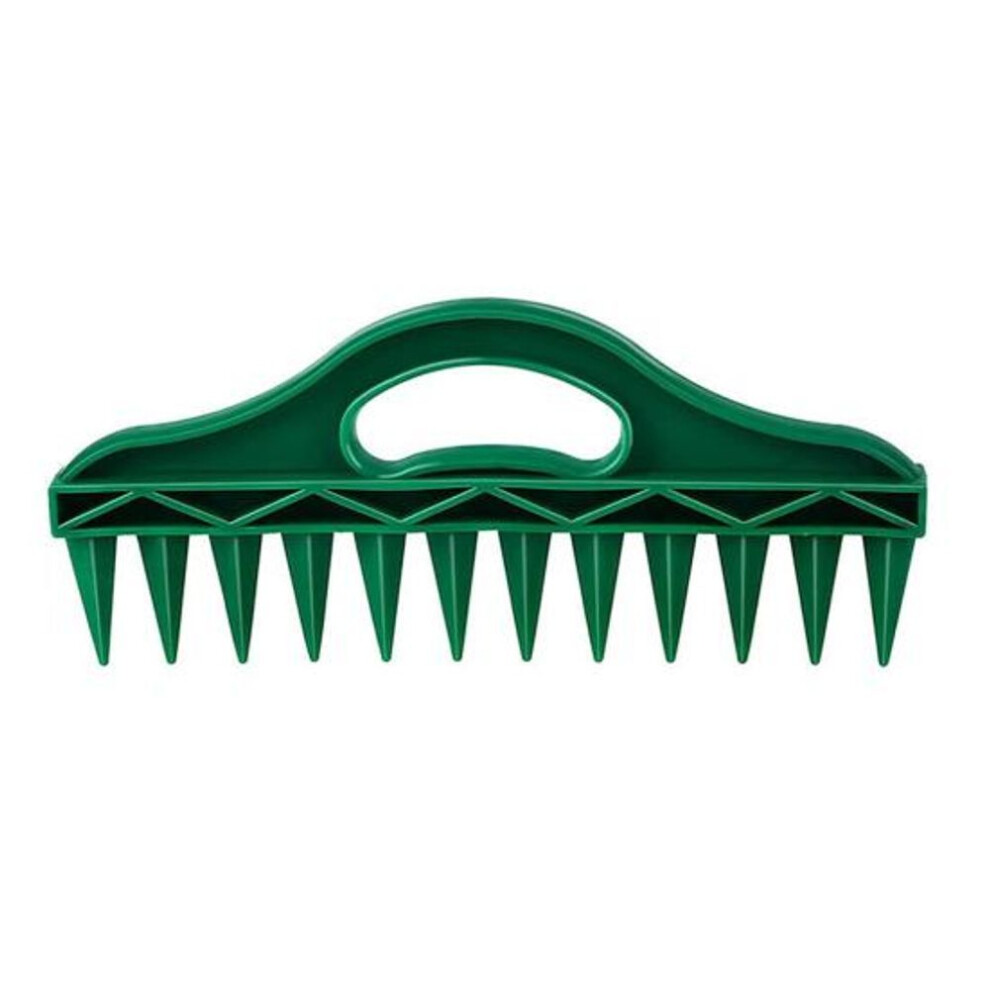 Seeds Spreader Seed-in Gardening Dibbler Manual 12-Hole Soil Digger Portable Seeds Spacer Soil Puncher