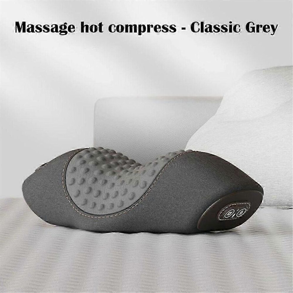2025  Electric Massager Cervical Pillow Hot Compress Vibration Massage Neck