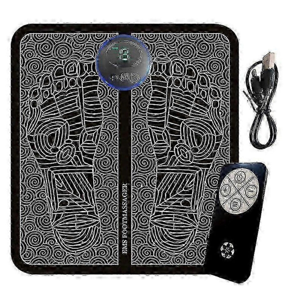 Foot Massager Stimulation Pad Electric Foot Massage With Remote 8 Mode 19 Levels