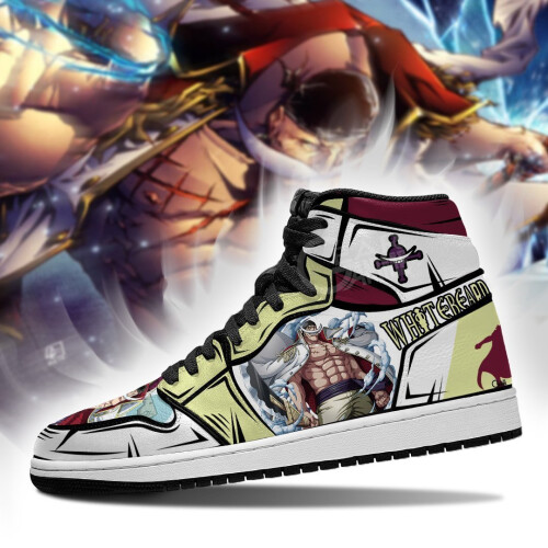 (9) whitebeard sneakers yonko one piece anime shoes 2
