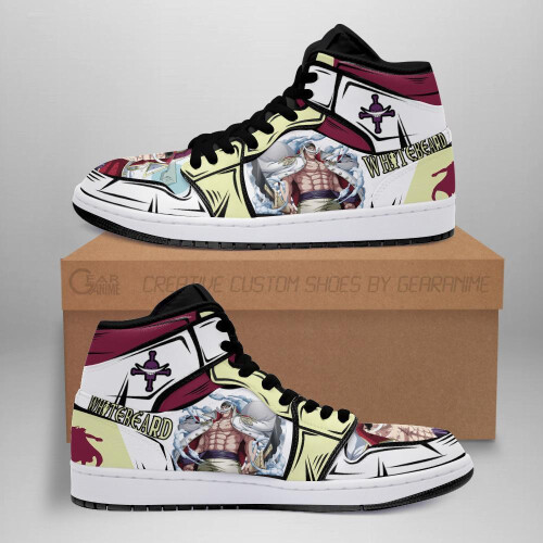 (7.5) whitebeard sneakers yonko one piece anime shoes
